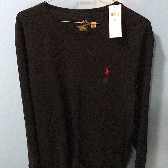 Polo Ralph Lauren long sleeve T-shirt black - Picture 1 of 3
